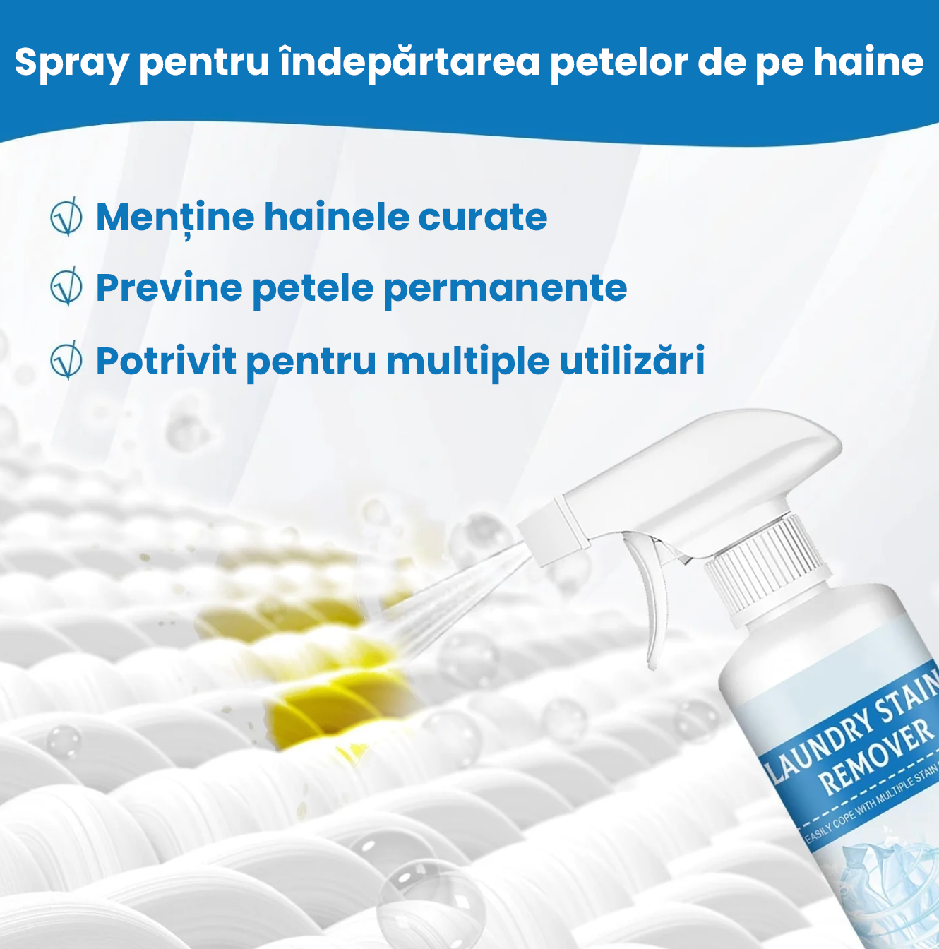 Spray curățare pete